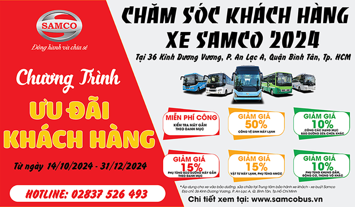 CHƯƠNG TRÌNH ƯU ĐÃI KHÁCH HÀNG NĂM 2024