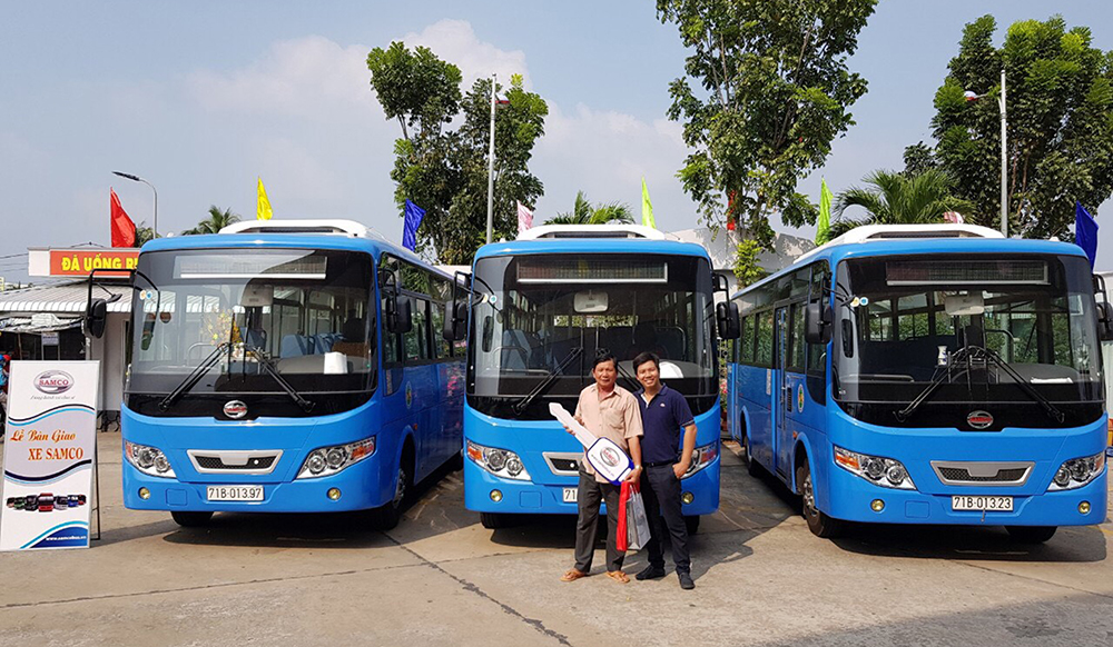 Bàn giao xe buýt Samco City I.51