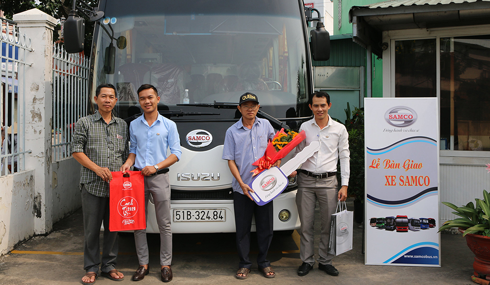 Bàn giao xe Samco Felix Ci 29 ghế