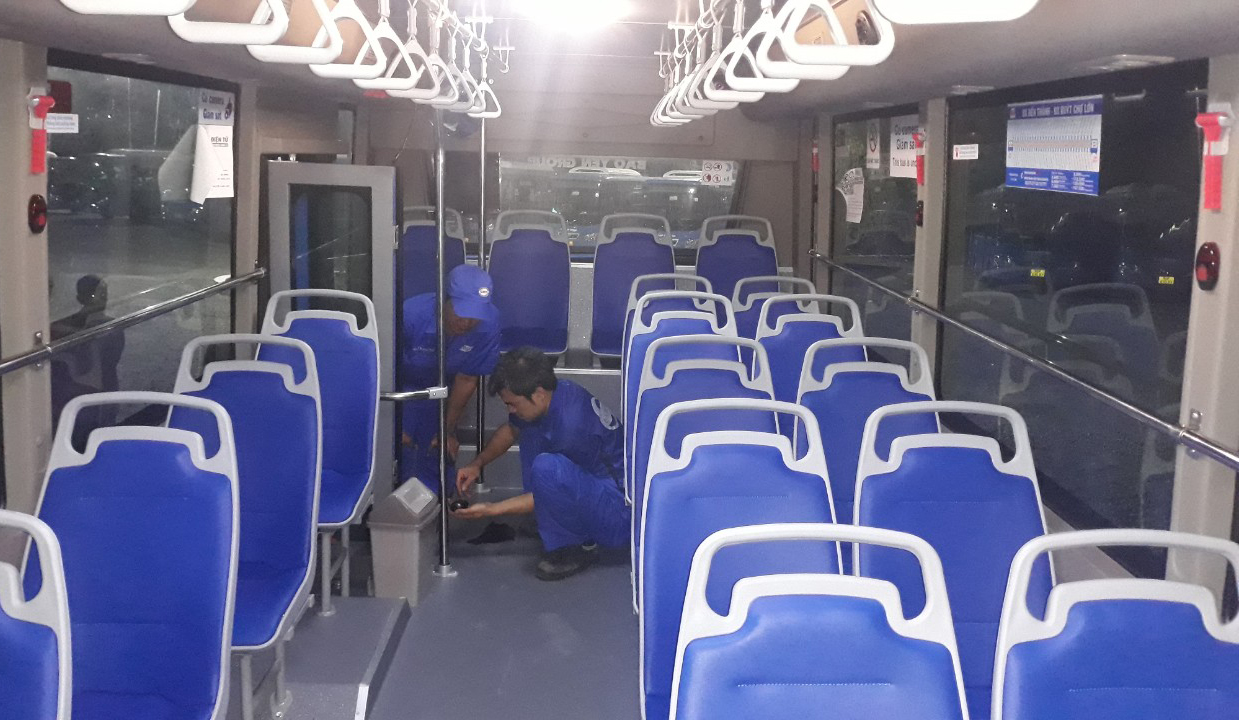 Bảo dưỡng xe buýt Samco City Hi-Class