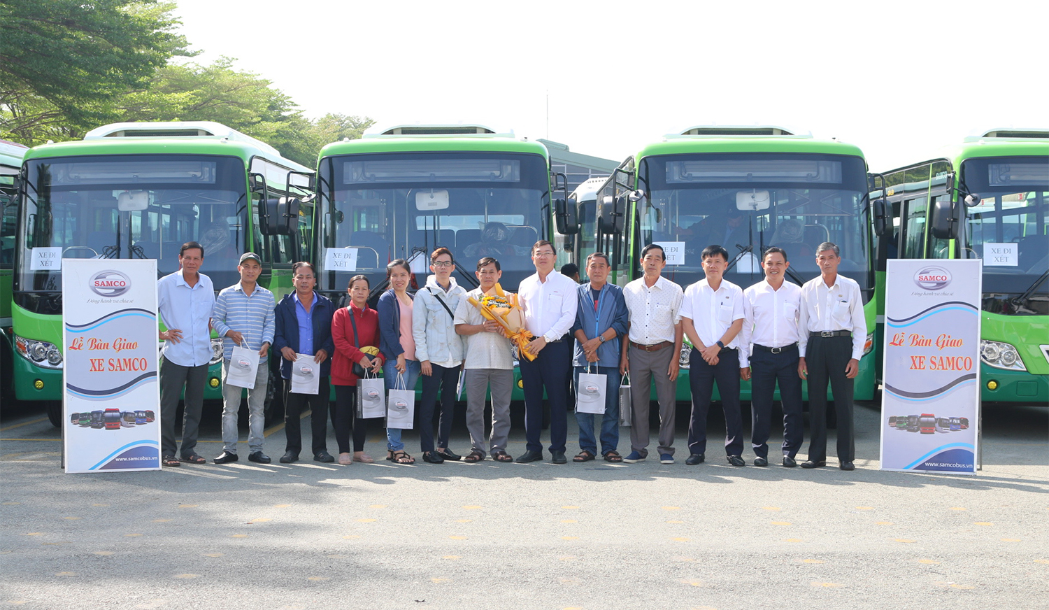 SAMCO BÀN GIAO LÔ XE BUÝT SAMCO CITY I.51 CHO HTX VẬN TẢI 19/5