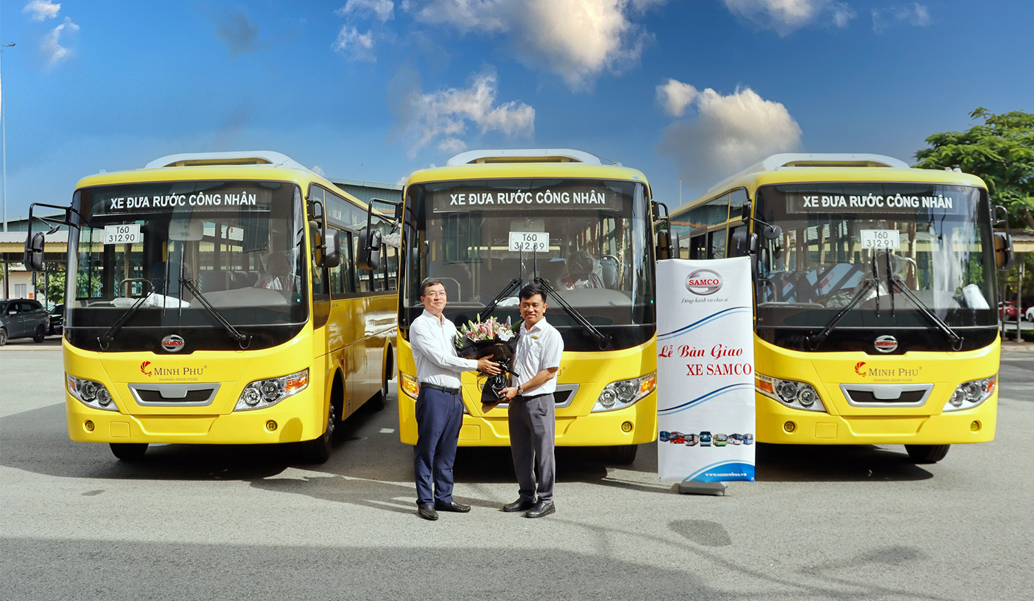 Lễ bàn giao lô 03 xe buýt Samco City 51 chỗ ngồi