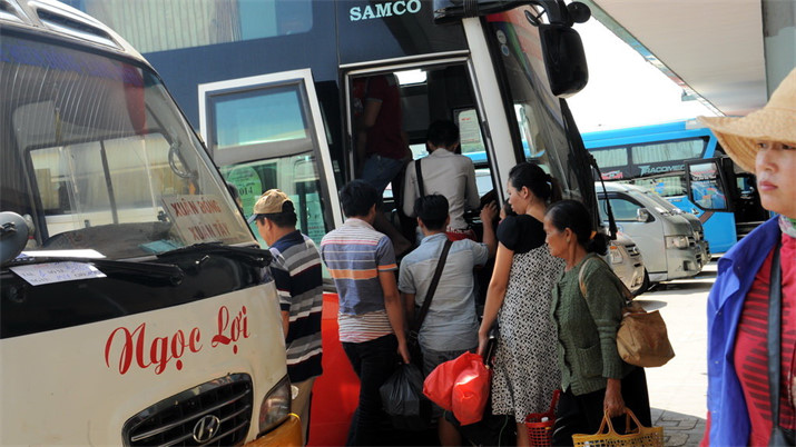 Bến xe miền Đông dịp Tết 2024