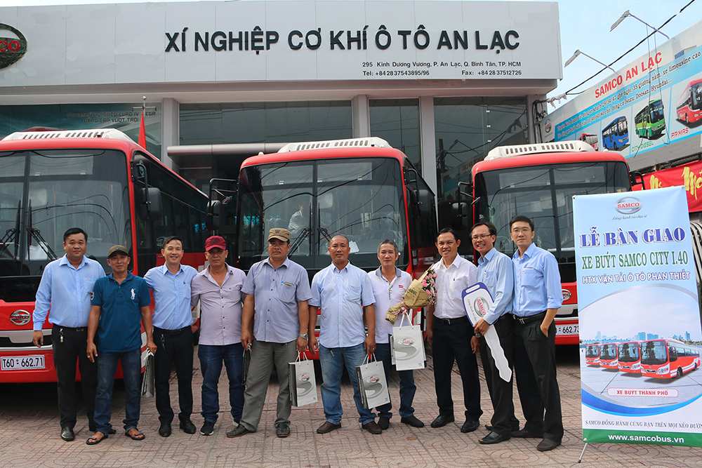 Bàn giao xe buýt samco CITY I.40