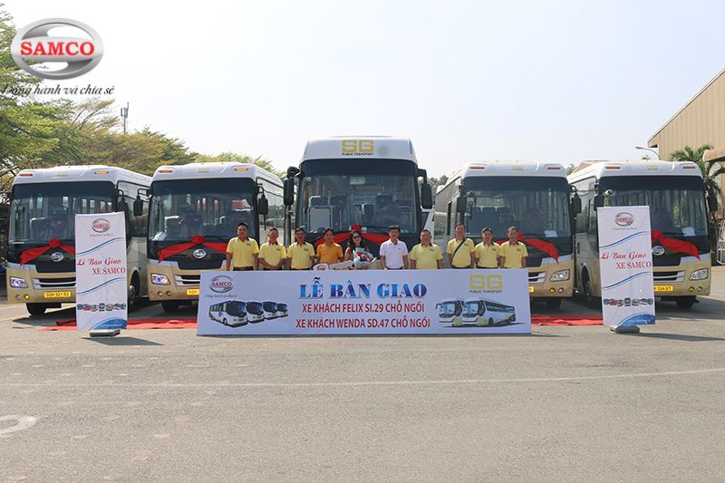 Bàn giao xe xe khách Felix Si.29 chỗ