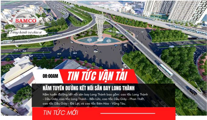 Các đường cao tốc kết nối đến sân bay Long Thành
