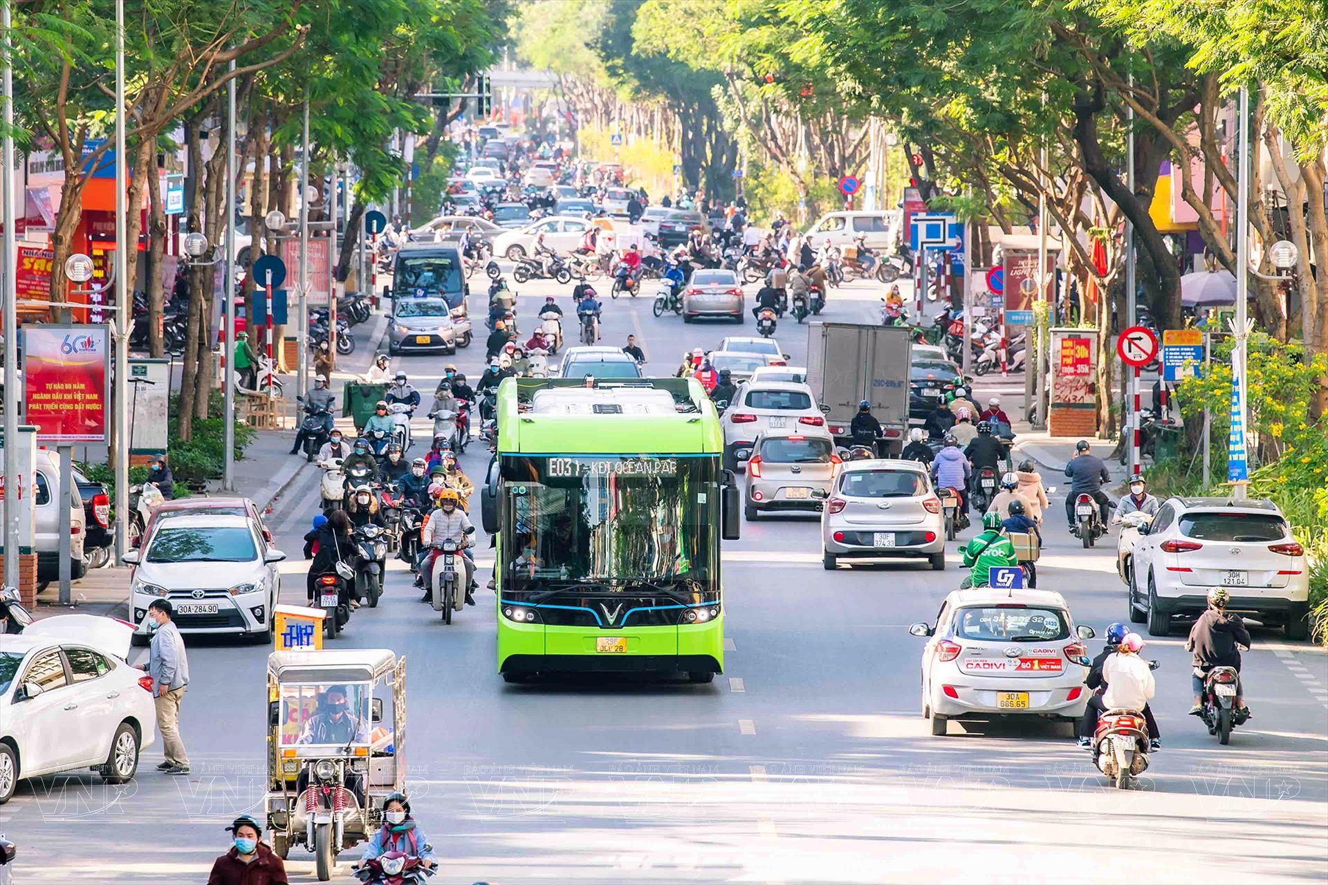 Xu hướng sử dụng xe buýt điện
